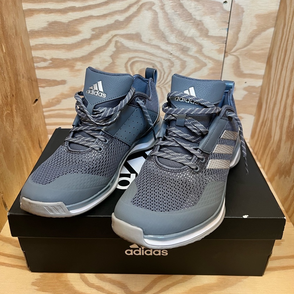 adidas Men's Speed Trainer 3, Onix/Metallic Silver/White Men’s 9.5